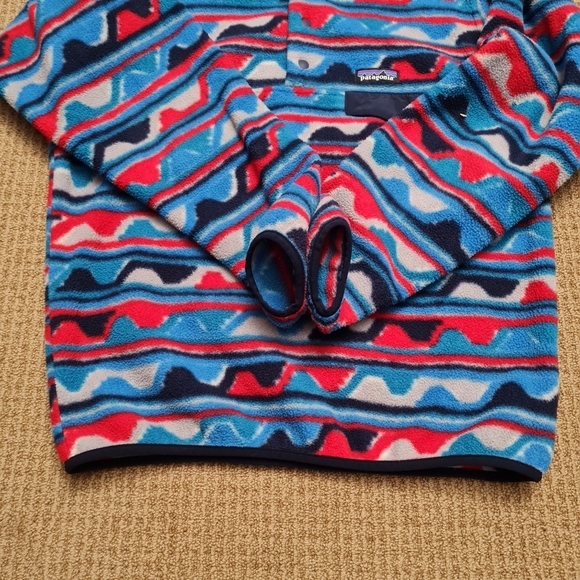 Patagonia Lightweight Synchilla Snap-T Fleece Pullover Delta Navy Blue Men's S - Picture 7 of 16